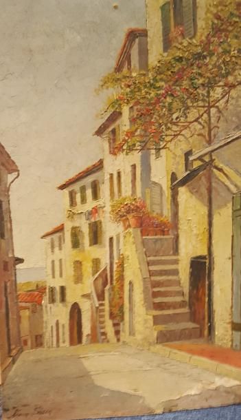 null SAGER Xavier (1881-1969)

Rue de village

Huile sur isorel, signée en bas à...
