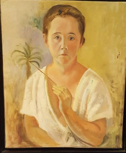 null TOULMAN Moussia (attribué à)

Portrait de femme 

Annoté au dos

55 x 46 cm...