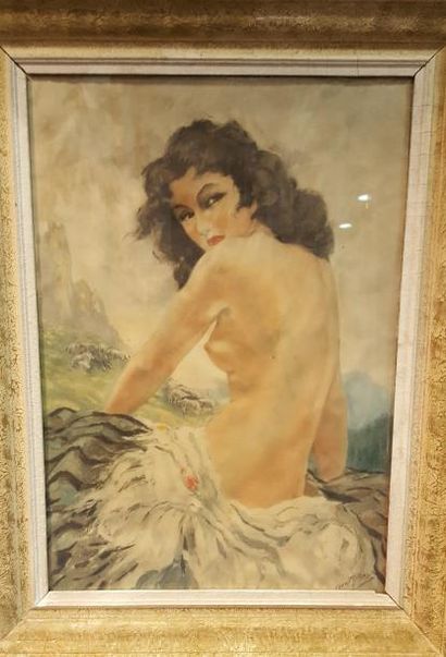 null DIEY Yves (1892-1984)

Nu féminin

Pastel signé en bas à droite

60 x 43 cm...