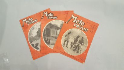 null MOTO REVUE
Ensemble de trois revues :
n° 931 du 19 novembre 1948
n° 977 du 15...