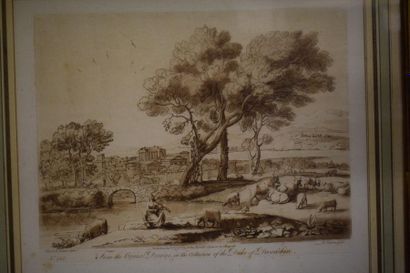 null Richard EARLOM (1743 - 1822)

Série de six paysages d'après les dessins de Claude...