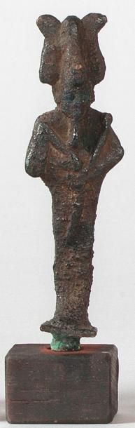 null Statuette en bronze représentant le Dieu OSIRIS

Egypte, XXVI - XXXème dynastie...