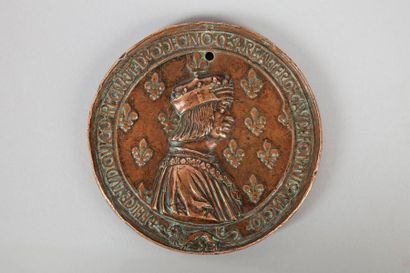 null Louis XII et Anne de Bretagne (1499)

Médaille en bronze.113 mm. Nicolas Leclerc,Jean...