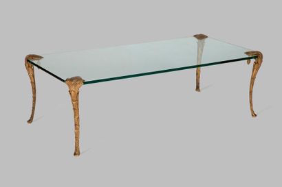 null RAMSAY

Table base à plateau rectangulaire en dalle de verre enchâssé dans un...