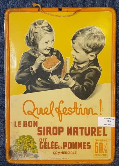 null GELEE DE POMMES tôle peinte. Quel festin ! Le bon sirop naturel dit gelée de...