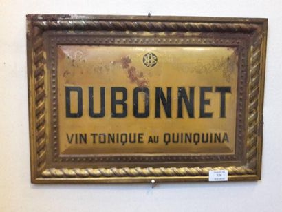 null DUBONNET tôle peinte. Dubonnet vin tonique au quinquina. Etabs J.J. Carnaud...