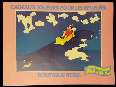 null PRINTEMPS. Ensemble de huit affiches collection enfants : 

Salut les p'tits...