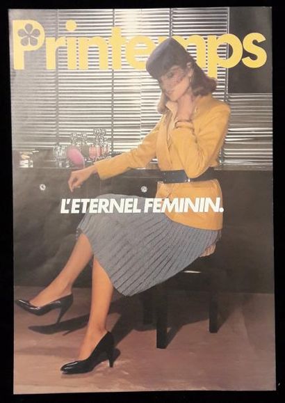 null PRINTEMPS Ensemble de six affiches collection mode femme : 

L'éternel féminin....