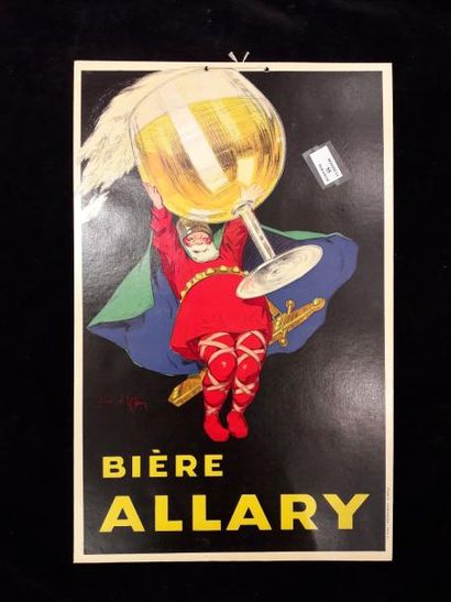 null Bière ALLARY. Carton publicitaire d'après Jean d'Ylen ( 1886-1938 ). 

Ets....