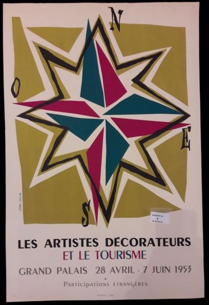 null Les artistes décorateurs et le tourisme d'après Jean Colin ( 1912-1982 ). Grand...