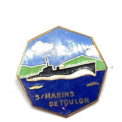 null [ Marine ] [ Navire ] 

Sous-Marins Toulon

A. Augis Lyon (pastille), émaux...