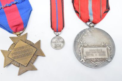 null [ Médaille ]

Ensemble de deux médailles :

Médaille du Service Militaire Volontaire...