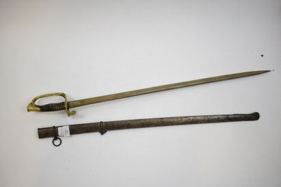 null [ Arme blanche]

Sabre d'infanterie modèle 1845-55. Filigrane cassé.

Assez...