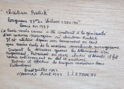 null LETOUCHE Louis (1924-2015)

"Christian Radich"

Huile sur toile marouflée sur...