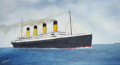 null LETOUCHE Louis (1924-2015)

"Le Titanic, paquebot"

Huile sur toile marouflée...