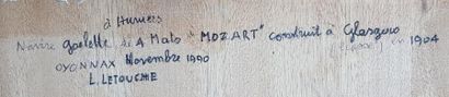 null LETOUCHE Louis (1924-2015)

"Mozart, navire goelette à quatre mats"

Huile sur...