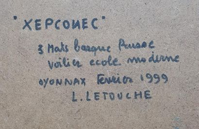 null LETOUCHE Louis (1924-2015)

"XEPCONEC, trois mats barque russe"

Huile sur toile...