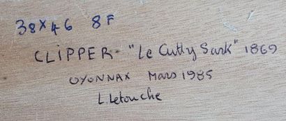 null LETOUCHE Louis (1924-2015)

"Le Cutly Sark, clipper"

Huile sur toile marouflée...