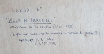 null LETOUCHE Louis (1924-2015)

"Ville de Marseille, vaisseau de 74 canons"

Huile...