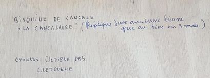 null LETOUCHE Louis (1924-2015)

La "CANCALAISE"

Huile sur toile marouflée sur panneau,...