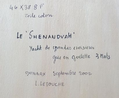 null LETOUCHE Louis (1924-2015)

"Le Shenandvah"

Huile sur toile marouflée sur panneau,...