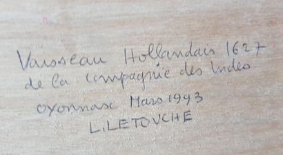 null LETOUCHE Louis (1924-2015)

"Vaisseai hollandais de la compagnie des Indes"

Huile...