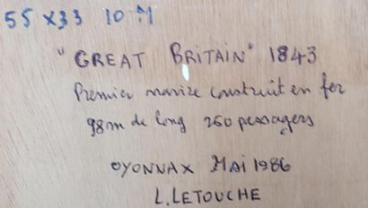 null LETOUCHE Louis (1924-2015)

"Great Britain"

Huile sur toile marouflée sur panneau,...