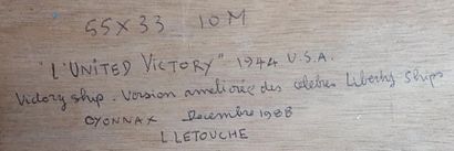 null LETOUCHE Louis (1924-2015)

"L'United Victory"

Huile sur toile marouflée sur...