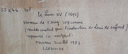 null LETOUCHE Louis (1924-2015)

"le Louis XV"

Huile sur toile marouflée sur panneau,...