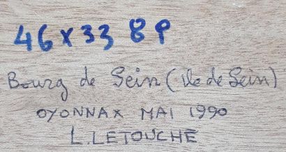 null LETOUCHE Louis (1924-2015)

Bourg de sein

Huile sur toile marouflée sur panneau,...