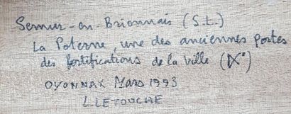 null LETOUCHE Louis (1924-2015)

"Semur en Brionnais, la Poterne"

Huile sur toile...