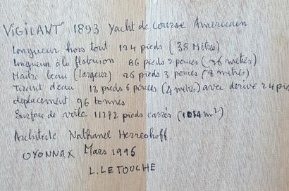null LETOUCHE Louis (1924-2015)

"Vigilant, yacht de course américain "

Huile sur...