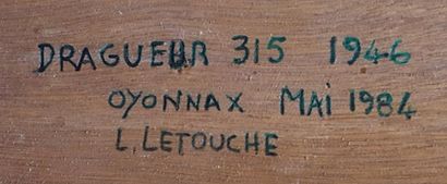 null LETOUCHE Louis (1924-2015)

"Dragueur 315"

Huile sur toile marouflée sur panneau,...