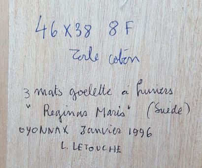null LETOUCHE Louis (1924-2015)

"Reginas Maris, Suède,"

Huile sur toile marouflée...