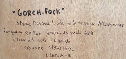 null LETOUCHE Louis (1924-2015)

"Gorch-Foch, trois mats barque de la navire allemande"

Huile...