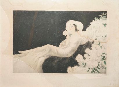 null ICART Louis, 1888-1950, 

Parfum de fleurs, 1937, 

pointe-sèche et eau-forte...