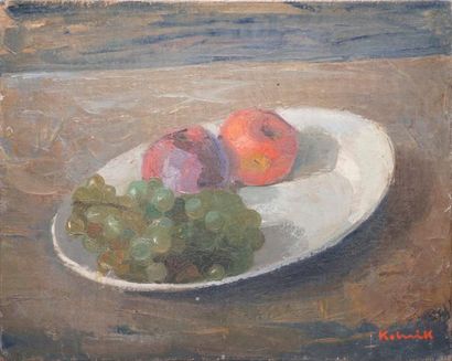 null KOLNIK Arthur, 1890-1972

Pêches et raisins

huile sur toile (usures sur les...