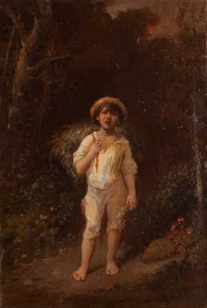 null LANFANT DE METZ François Louis, 1814-1892

Le jeune fagotier, 

huile sur panneau,...