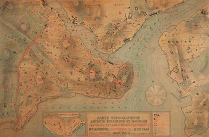 null RAYMOND Alexandre, 1872-1941, 

Carte topographique antique bizantine et moderne...