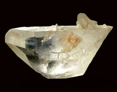 null QUARTZ : exceptionnelle tête de cristal limpide de l'Arkansas (28 x 12,5 x 11...