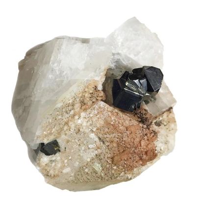 null CARROLITE de Kambove, R.D. du Congo (7 cm) : cristaux bien affirmés (1,5 cm)...