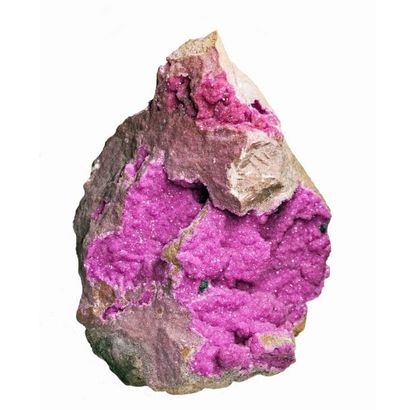 null SPHAEROCOBALTITE, R.D. du Congo (18 cm) : parterre de petits cristaux rose vif...