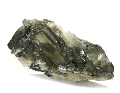 null Deux beaux minéraux du Maroc : QUARTZ peigne et SIDERITE (10 cm) de la mine...