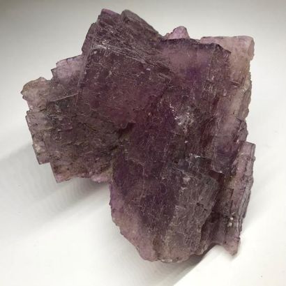 null FLUORINE violette de Musquiz, Mexique (14 cm) : cubes jusqu'à 10 cm d'arête