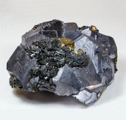 null Très belle GALENE de Madan, Bulgarie (15 cm) : association de gros cristaux...