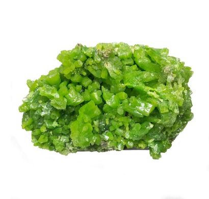 null Jolie PYROMORPHITE verte (8 cm), mine Daoping, Gongcheng, R.A. Guangxi Zhuang,...