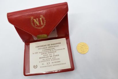 null [ MONNAIE DE PARIS ] [ Or ]

Médaille officielle en or jaune (920/1000) commémorant...
