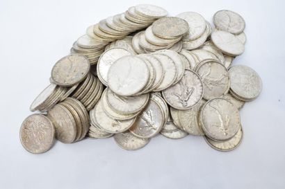 null [ Pièce en argent ]



Lot de 110 pièces de 5 francs " Semeuse " en argent (uniquement...