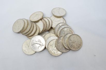 null [ Pièce en argent ]



Lot de pièces de 5 francs " Semeuse " en argent (uniquement...