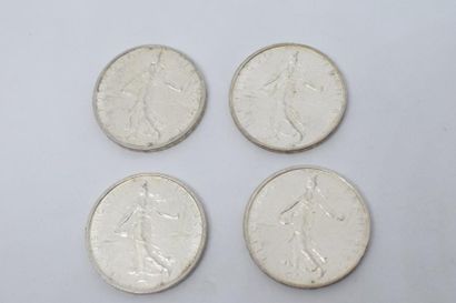 null [ Pièce en argent ]



Lot de pièces de 5 francs " Semeuse " en argent. TB à...